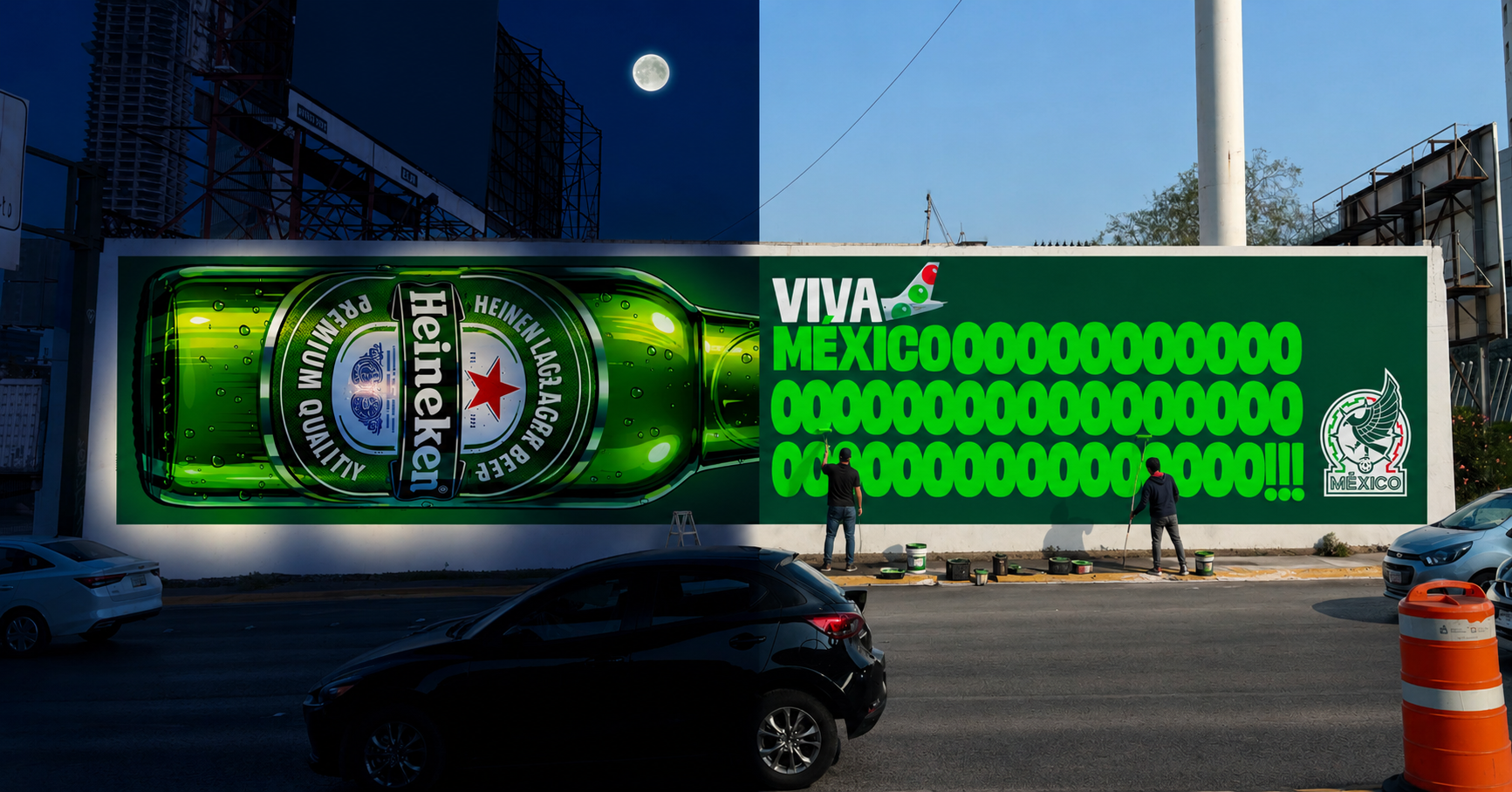 Renta de Muro Publicitario 27×6.5 m · Corredor Loma Larga, Monterrey