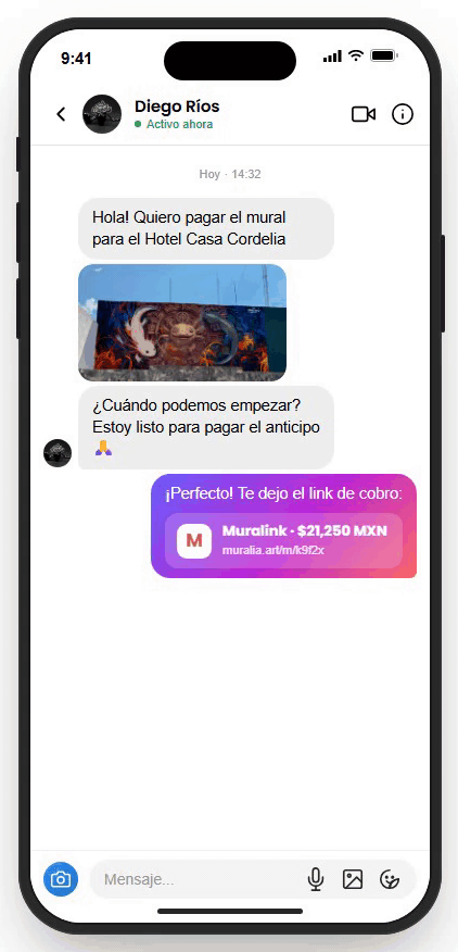Client message · Mobile