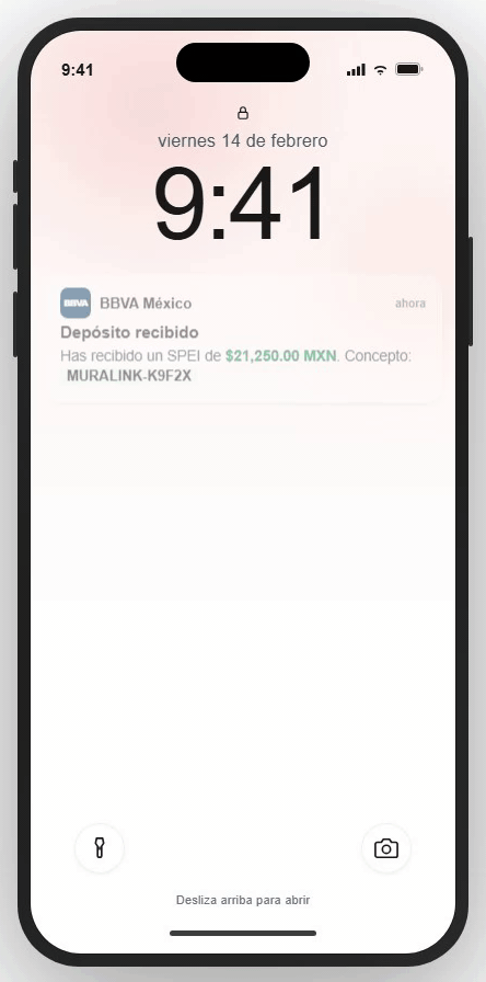 Payment received · Mobile