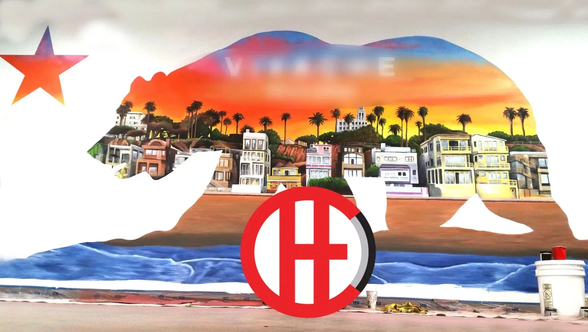 Cali Bear Mural