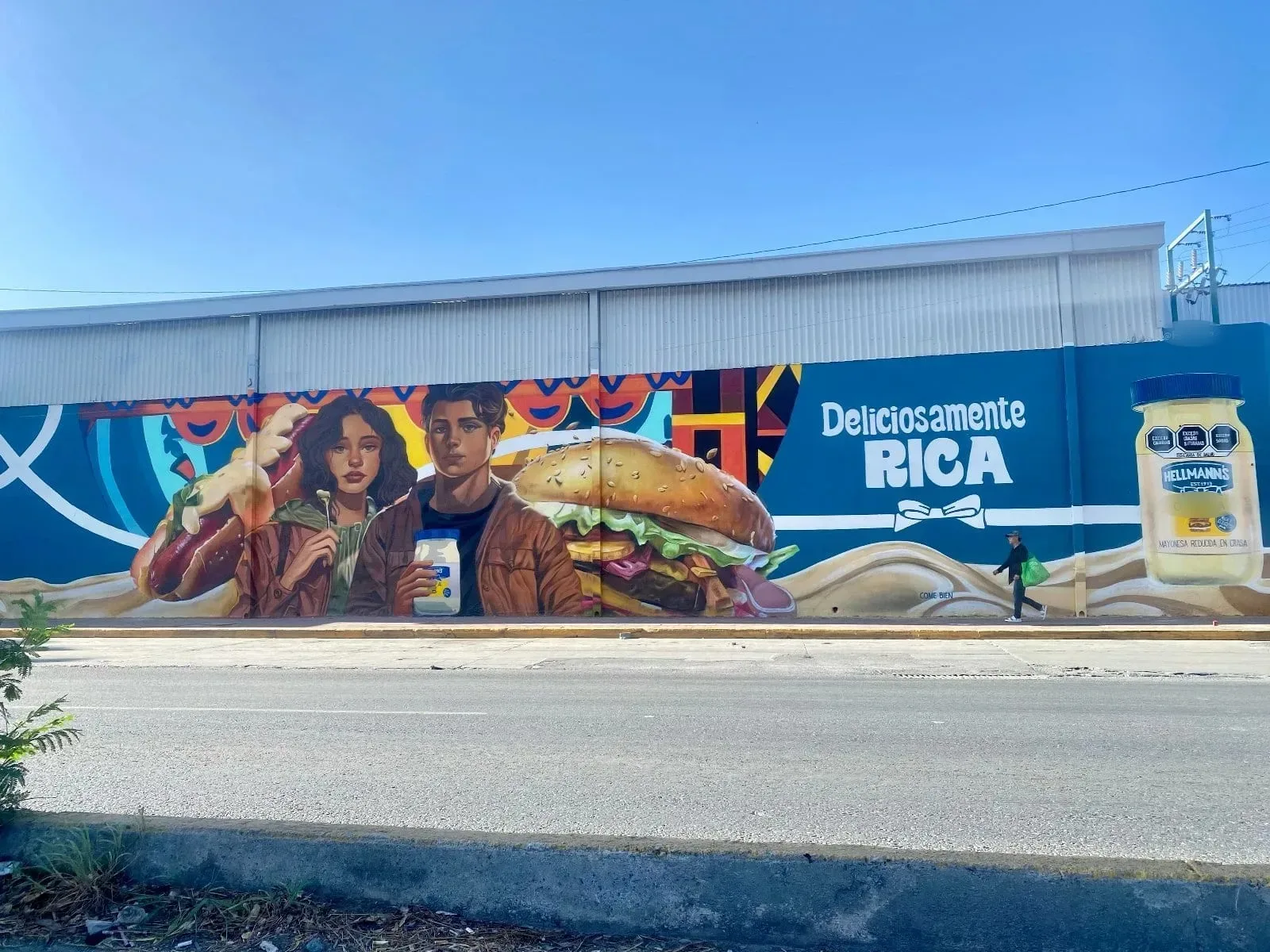 mural para hellmann's 