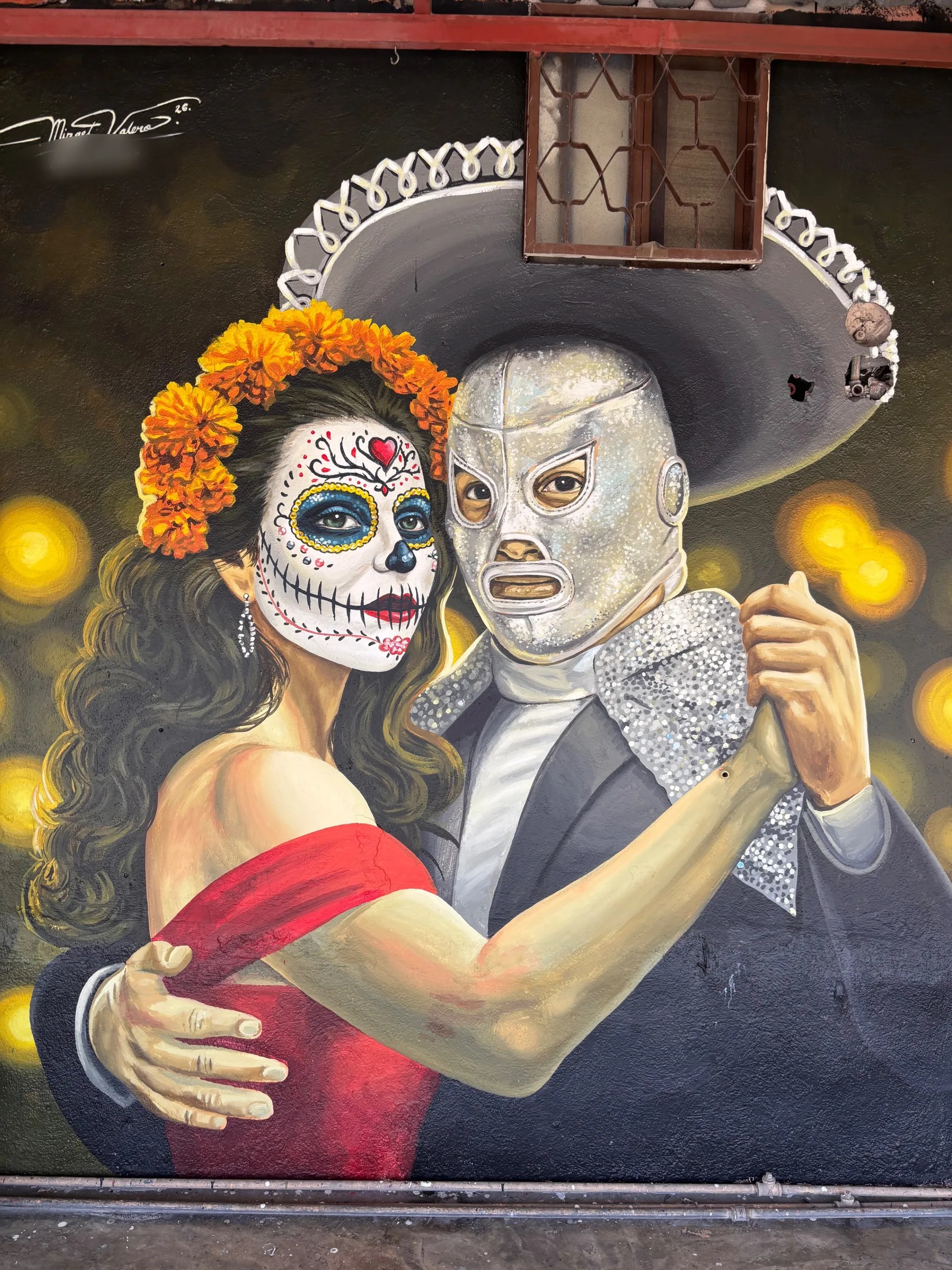 Catrina y Santo