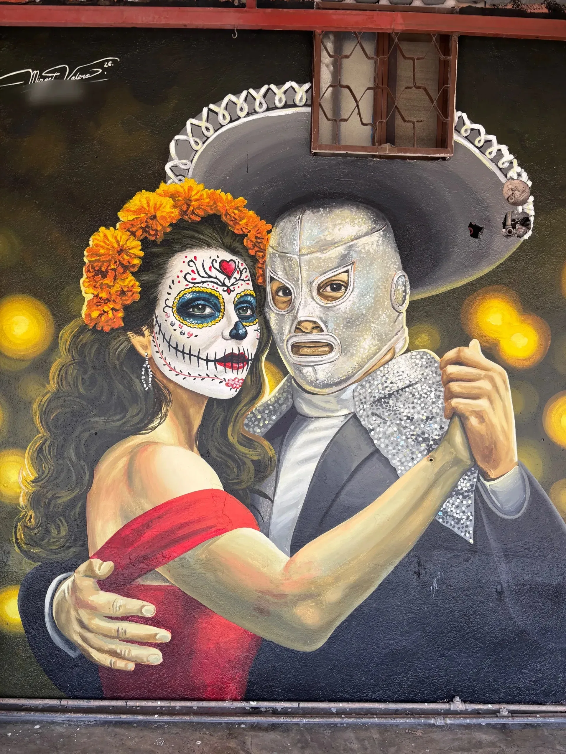 Catrina y Santo