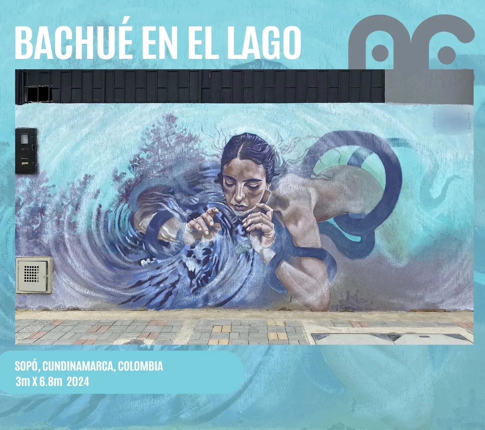 Bachue en el lago