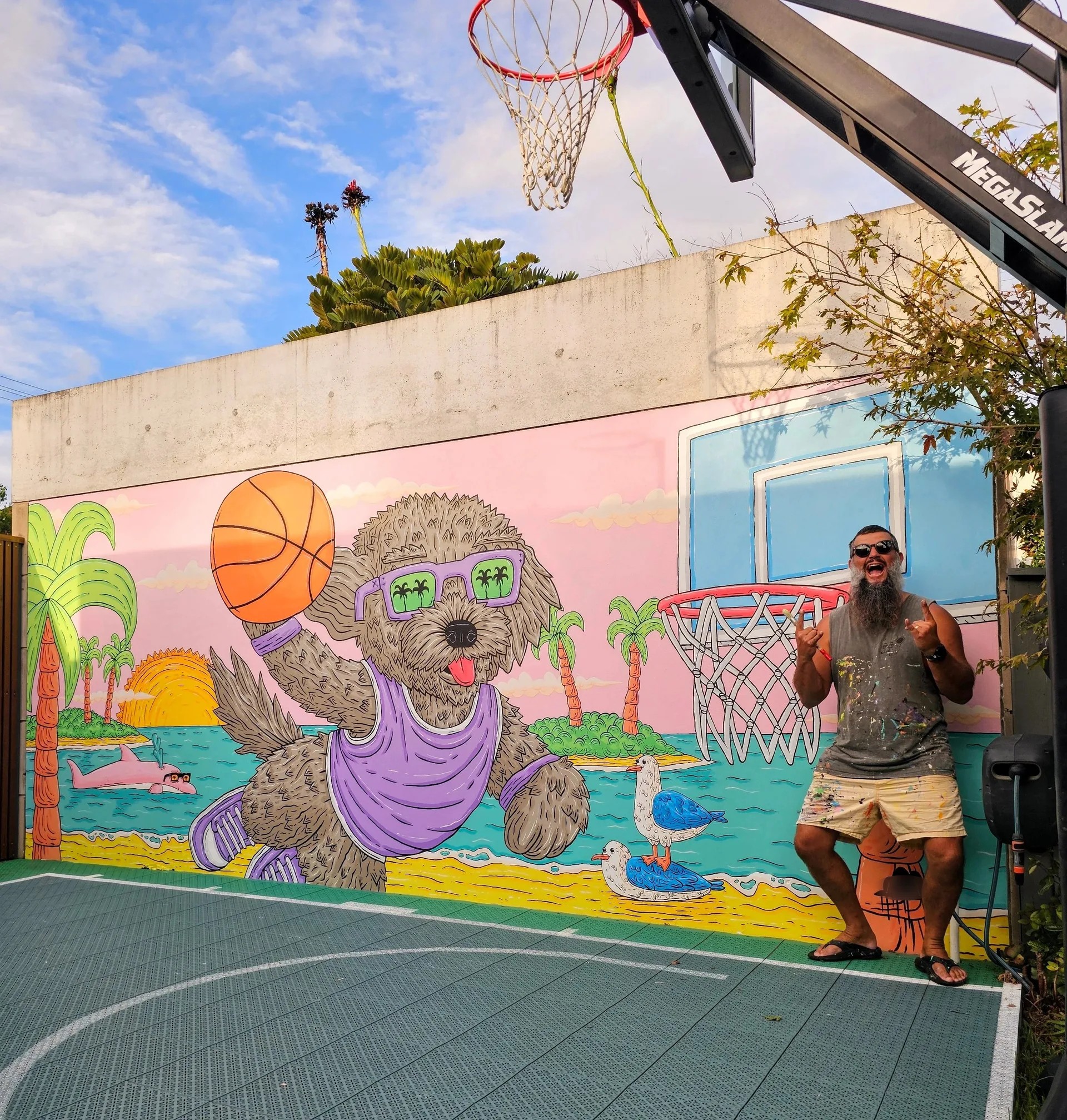 Basketball doggy