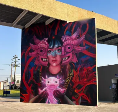 Mural by a Muralia artist