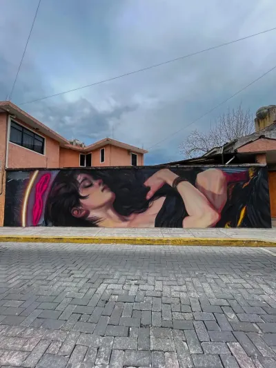 Mural by a Muralia artist