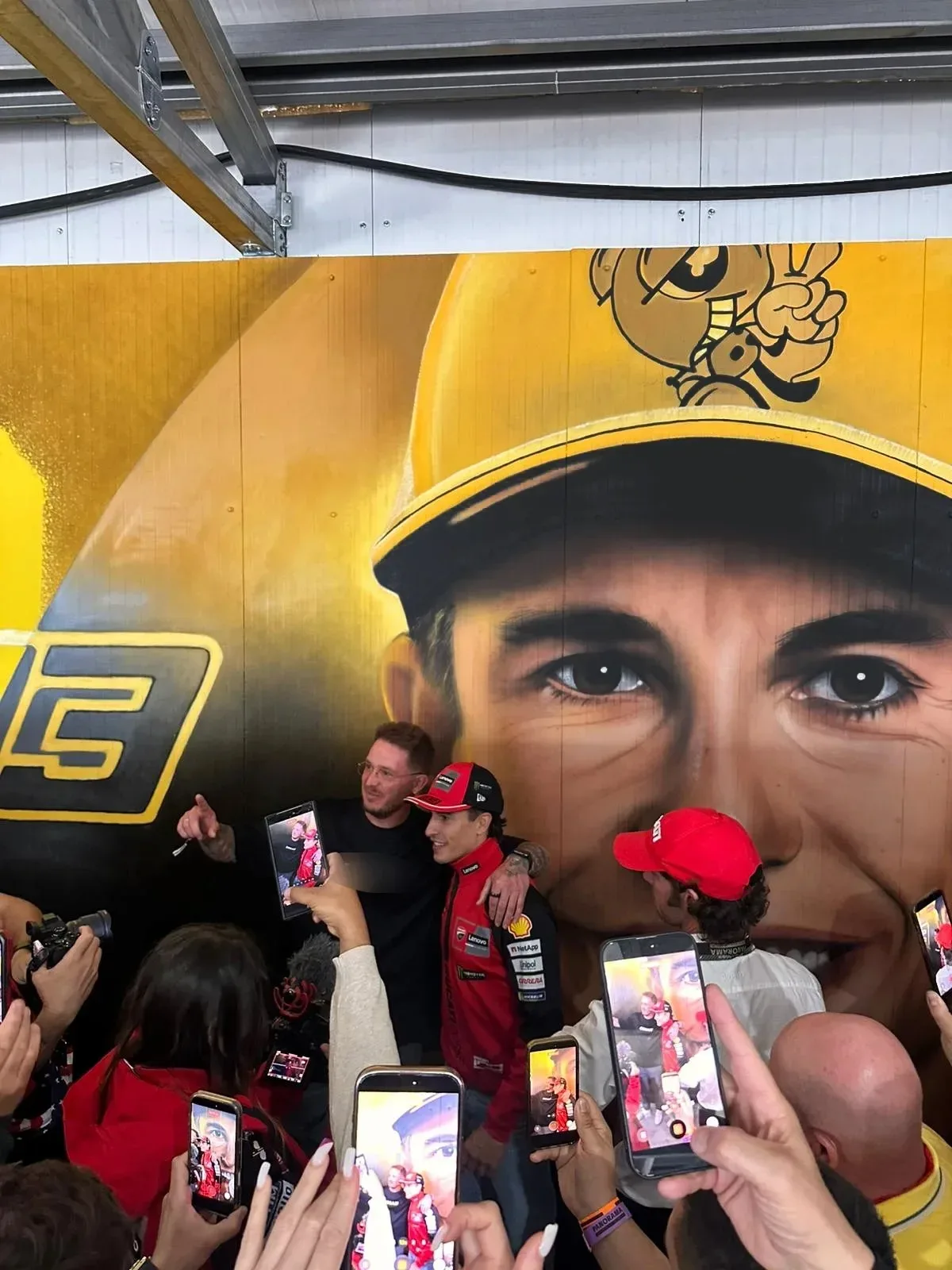 Con Marc Márquez