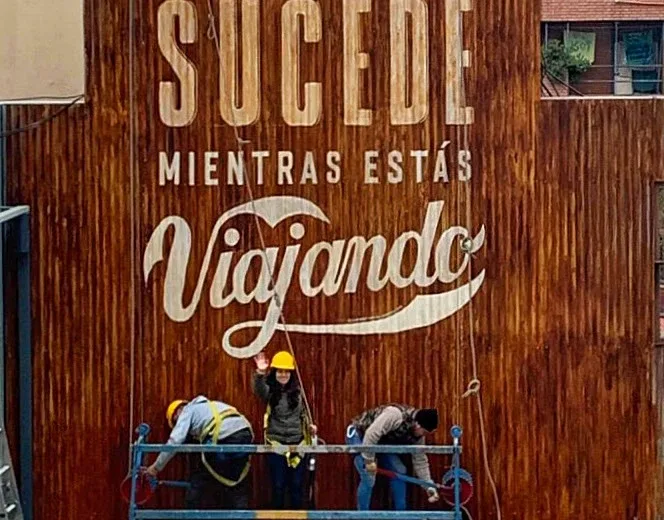 Selina | Lettering mural
