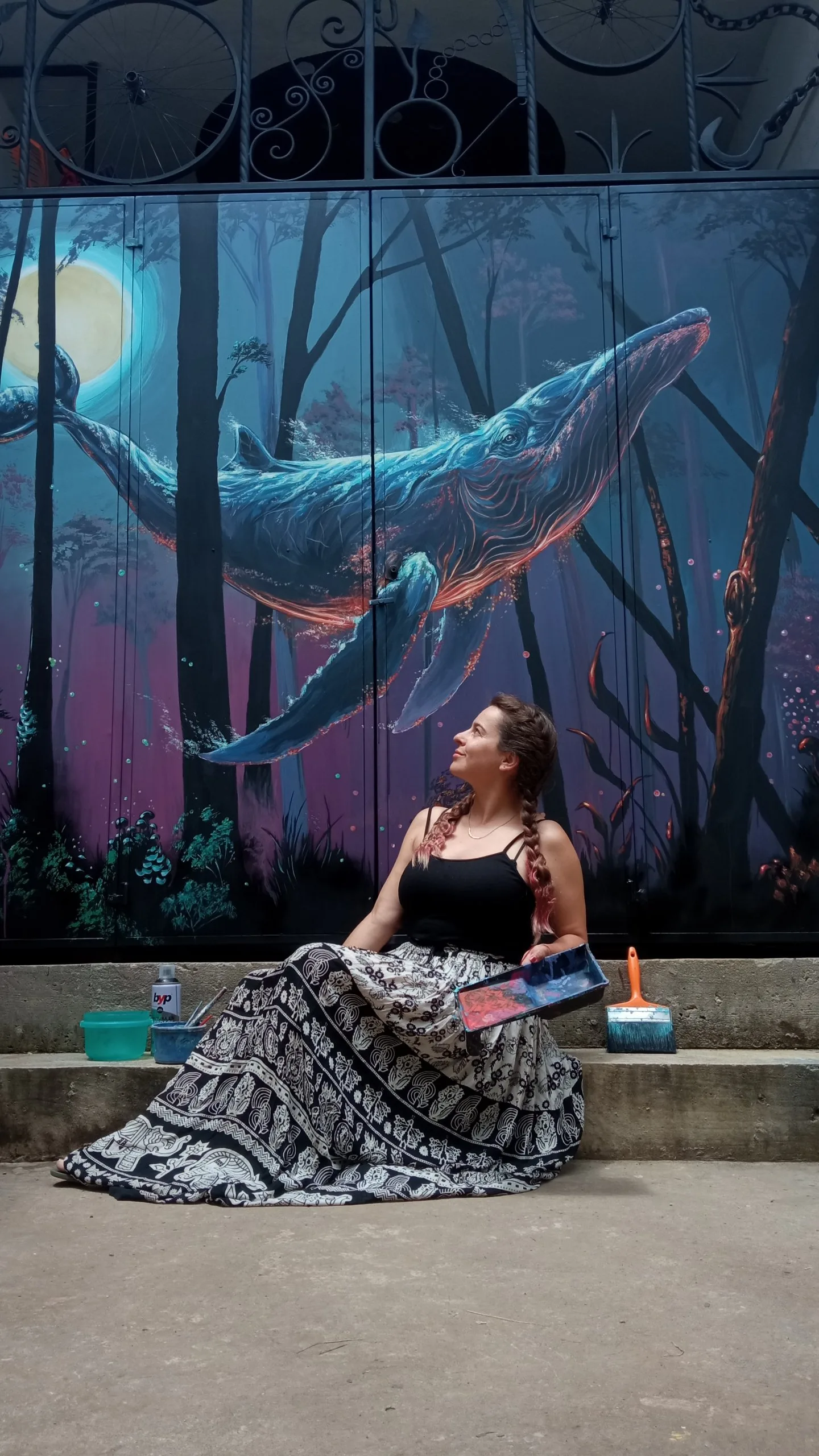 Ballena por el bosque mágico 