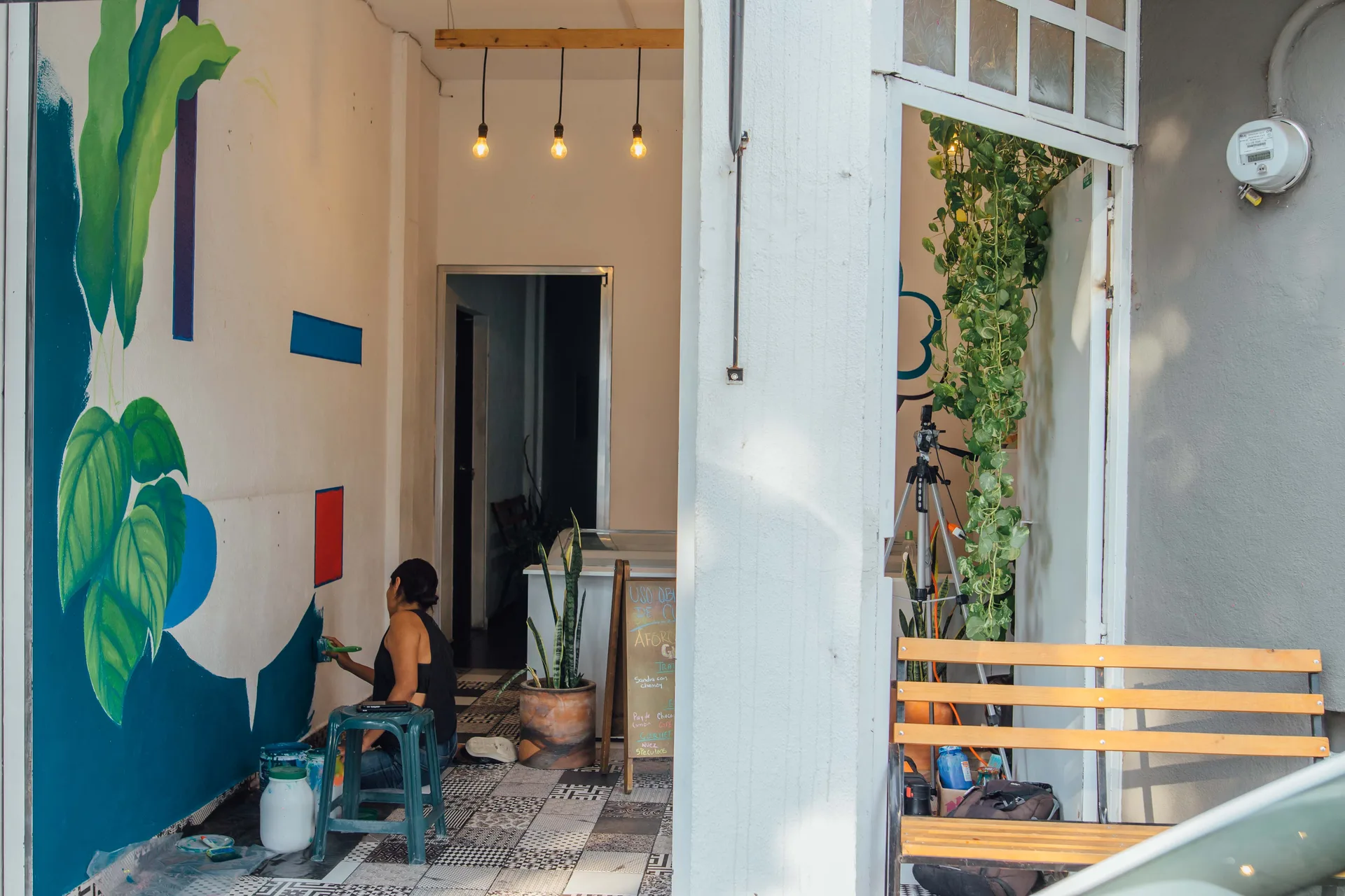 Before - “Helado flamingo”