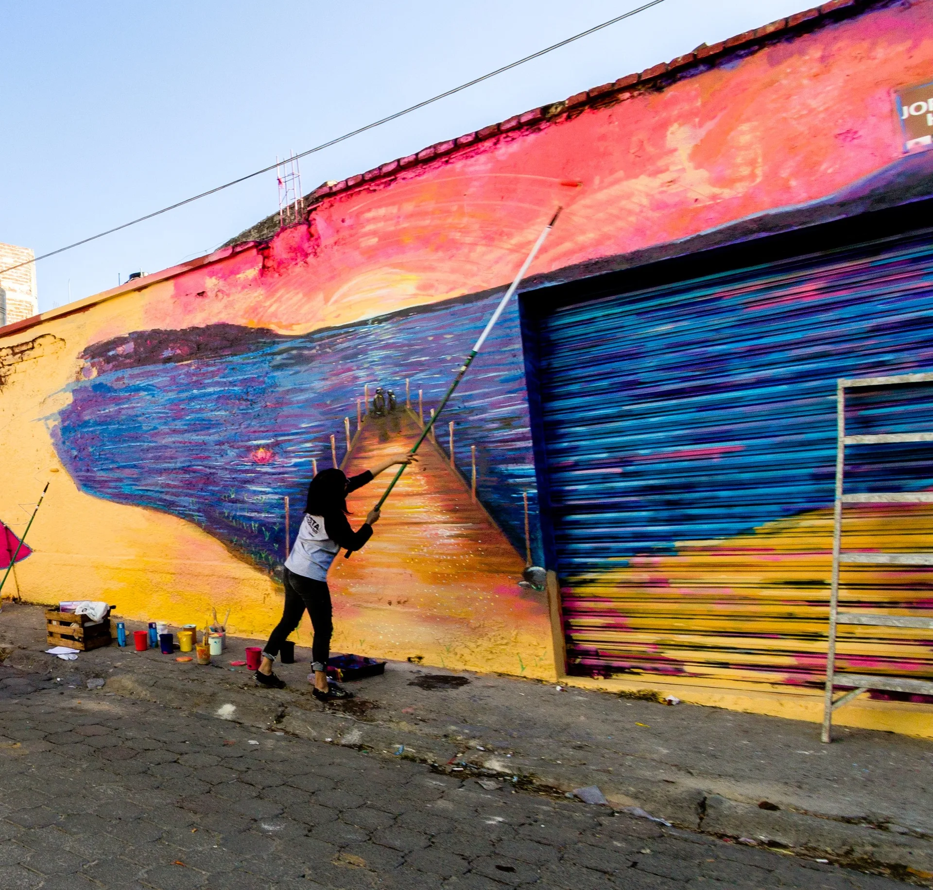 ANTES - Mural de muelle