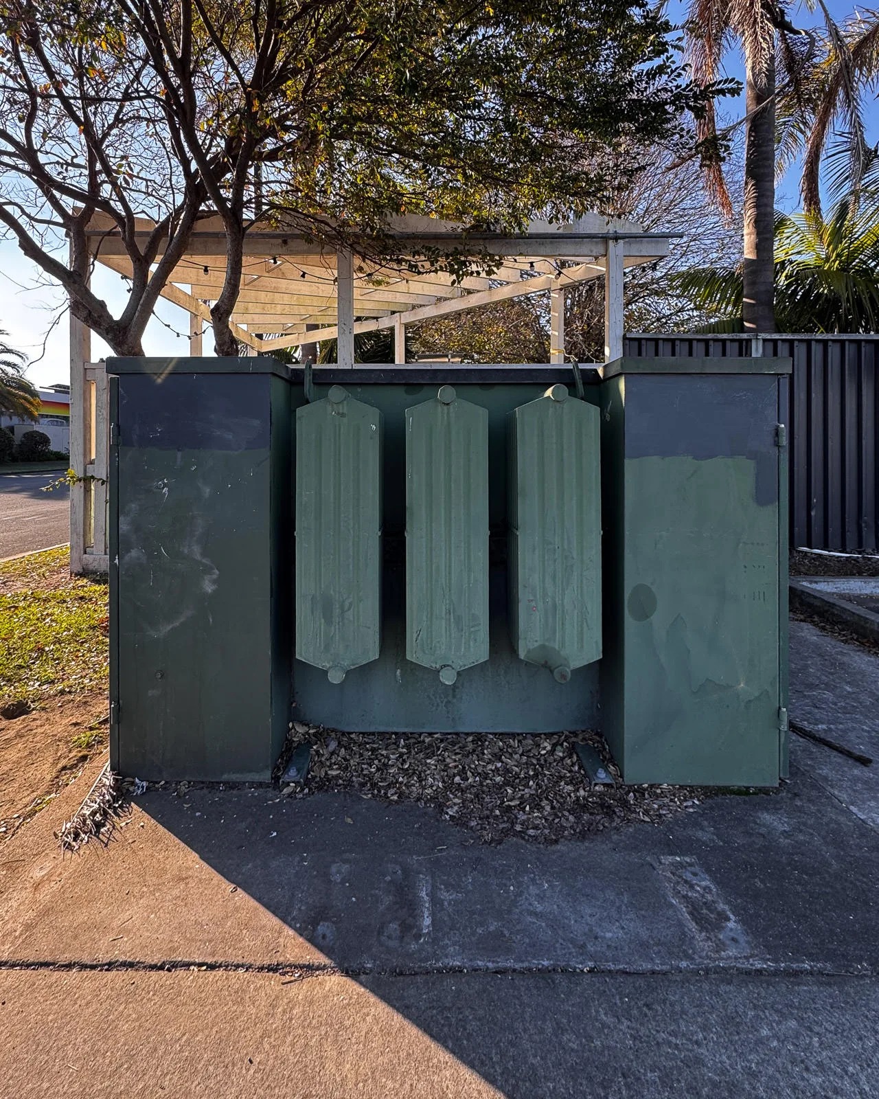 Before - Papamoa Plaza Mural
