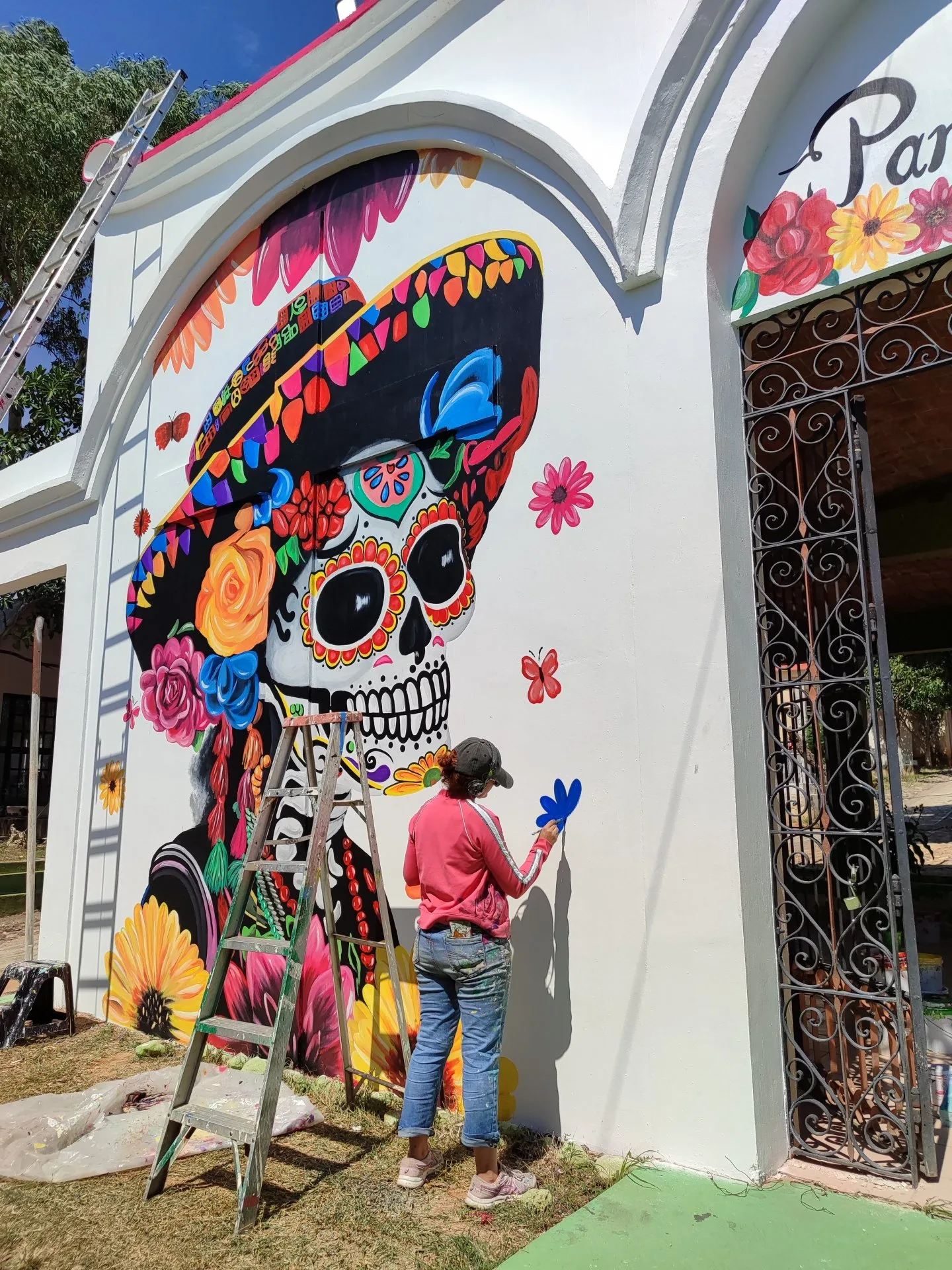 Calavera panteón Amatlán Cañas