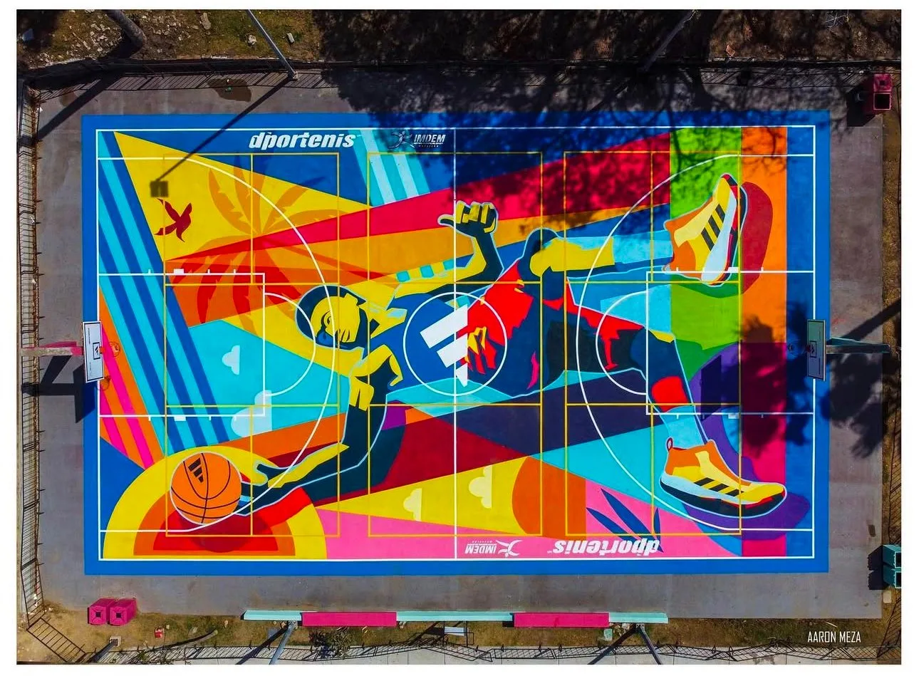 Canastero en la playa