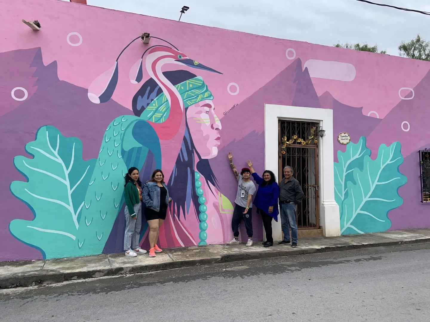 El caminar de la Garza