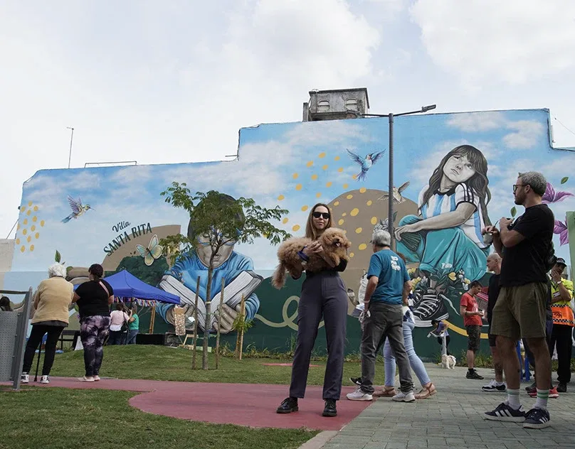 Mural Villa Santa Rita