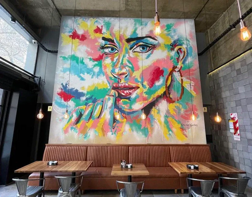 Mural for Lobi Restaurant.