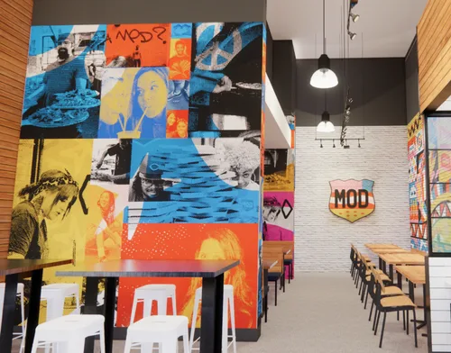 Mod Pizza wall of Fame redesign