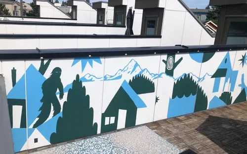 PNW Sasquatch mural