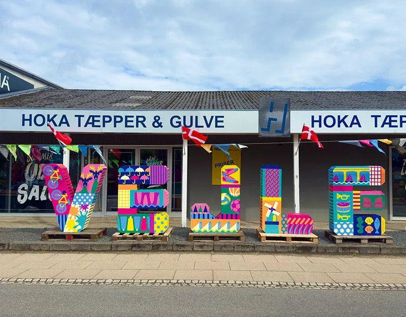 "VEJLE" Vejle Street Art Mural 2025