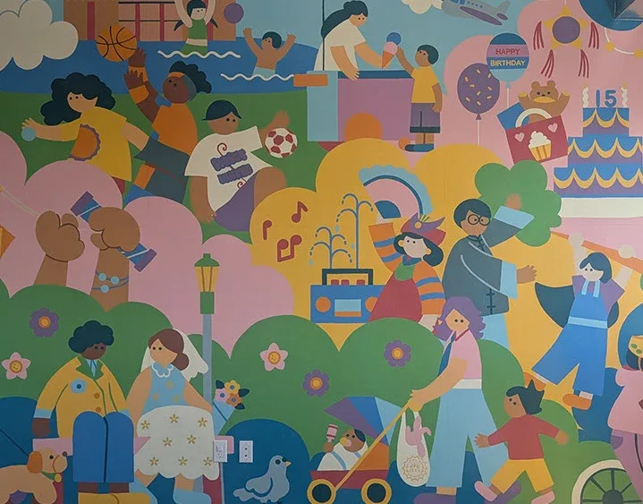 R.I.S.E U.P Co-design Mural with Community Members