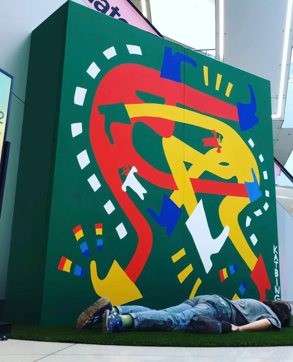 Beverly Center Mural for Pride Month 2022 by Katbing curated