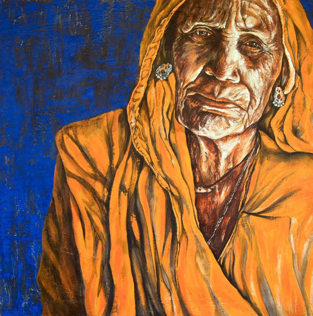 Woman in Orange