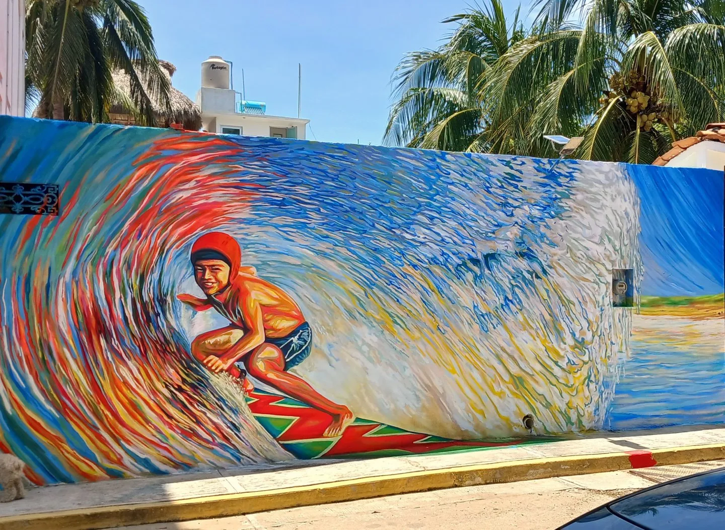 Jugando con las olas