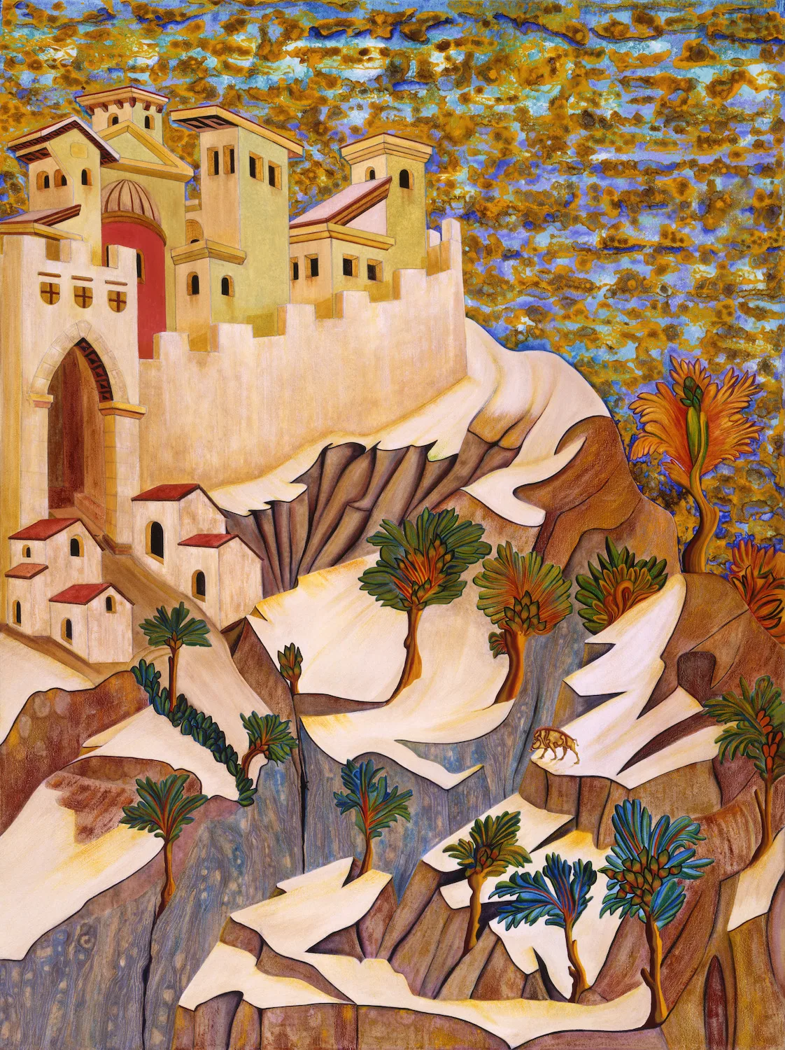 Giotto Eludes a Boar
