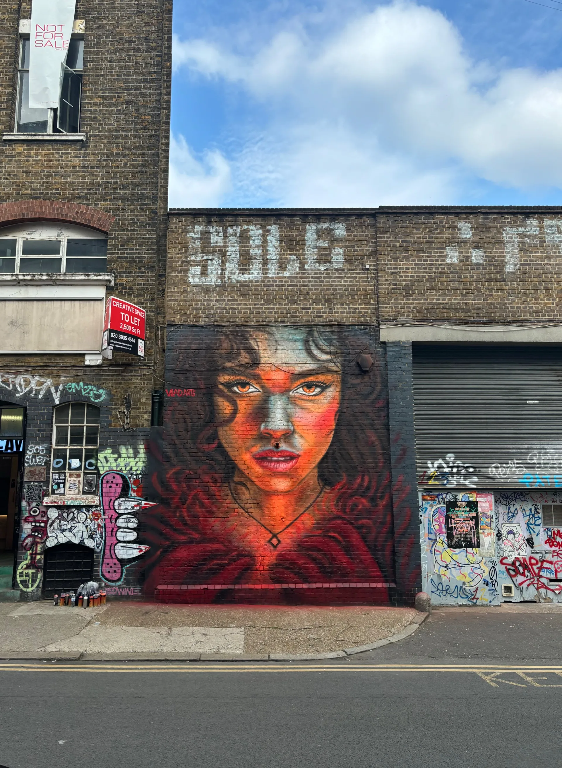 Portrait fire mural 