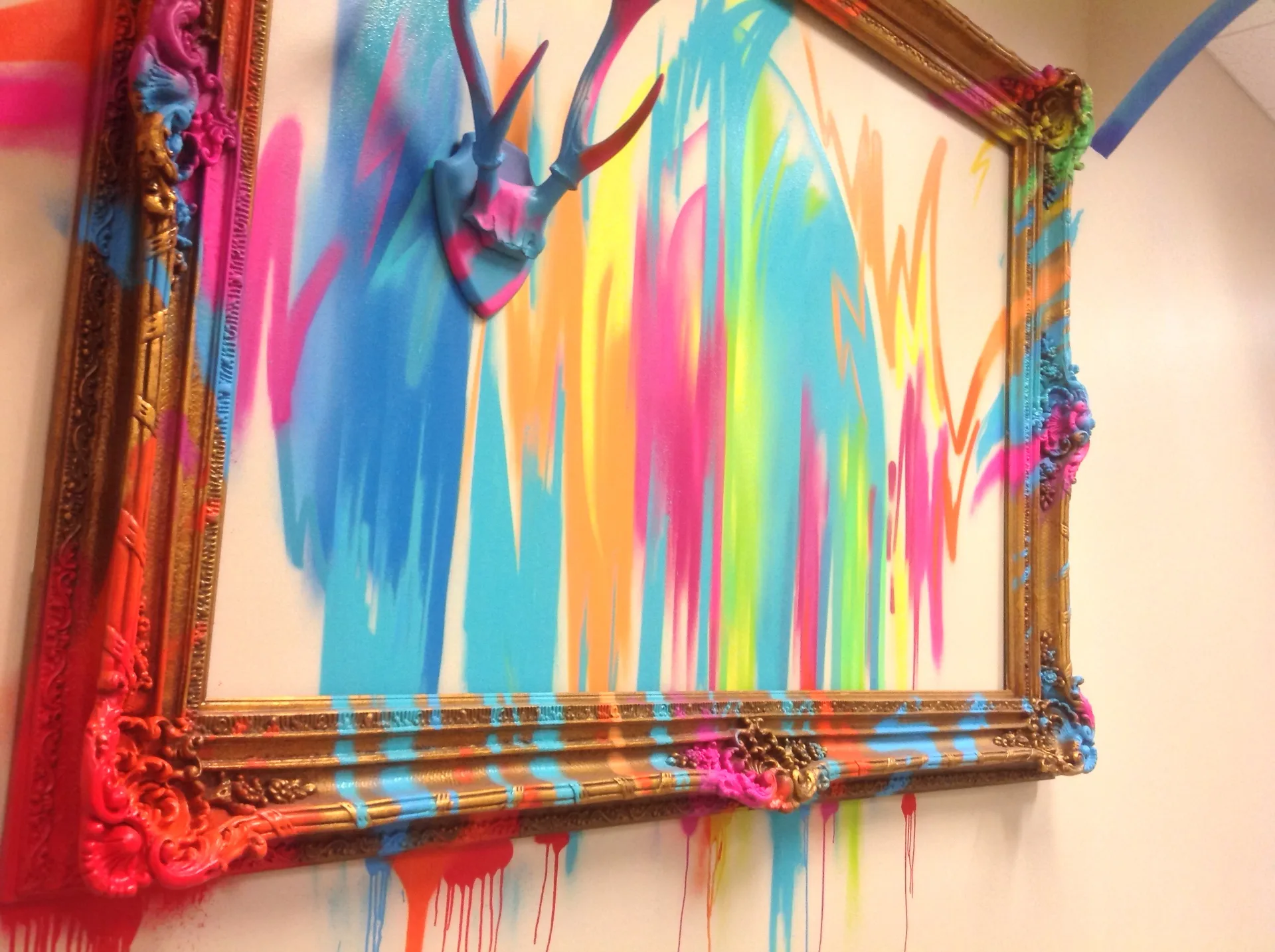 A colorful living