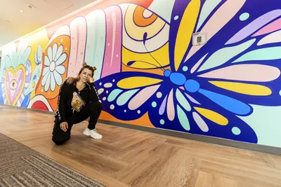 Mural by a Muralia artist