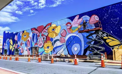 Mural by a Muralia artist