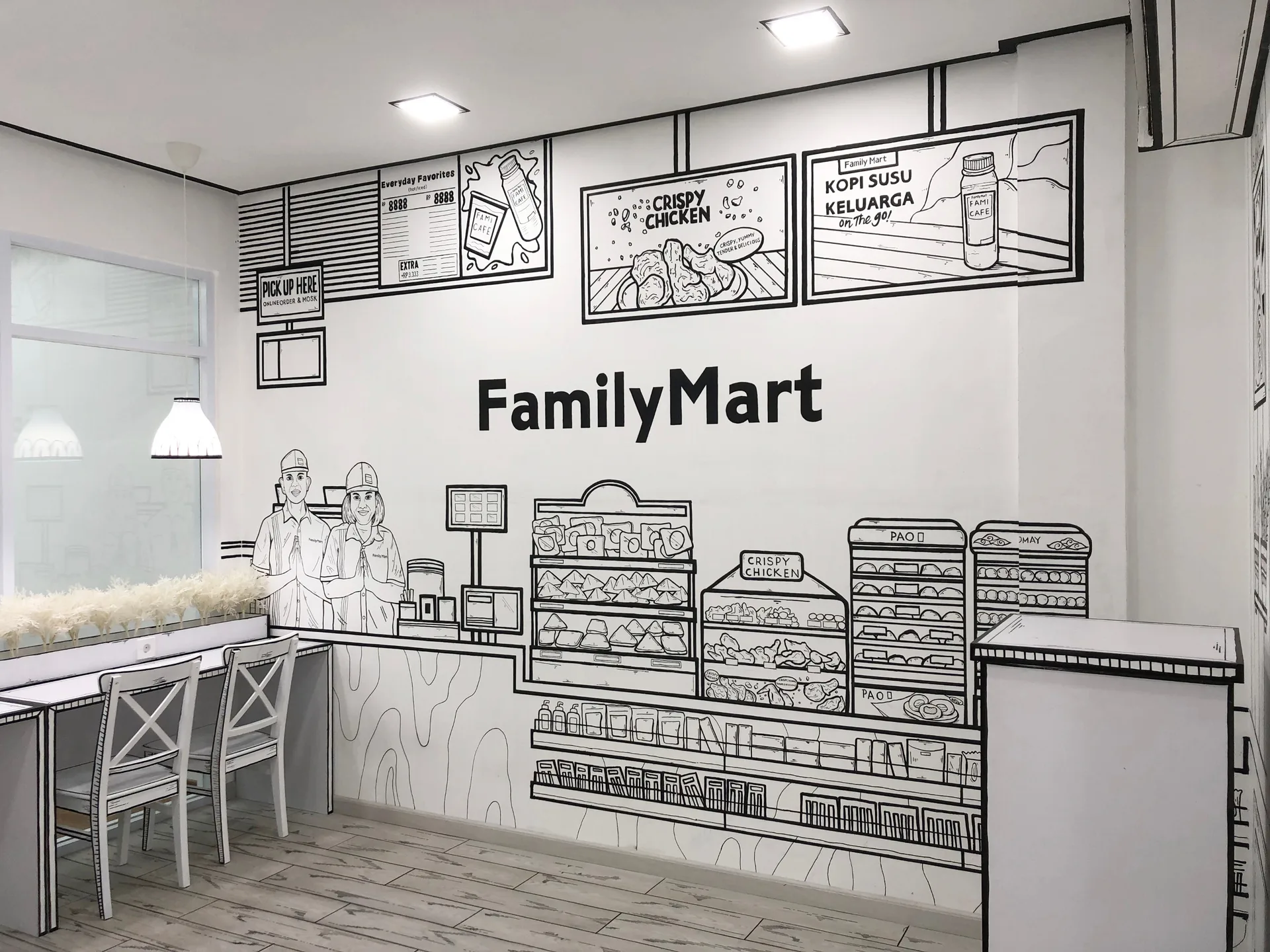 Family Mart Mural