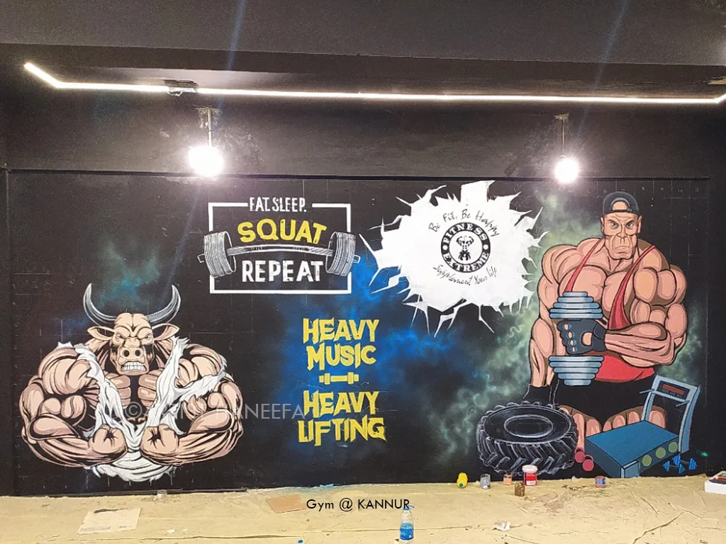 Gym Mural