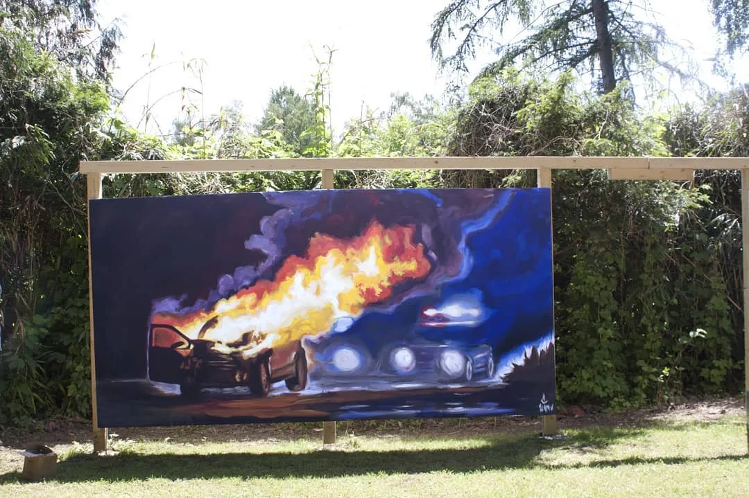 Burning Trash