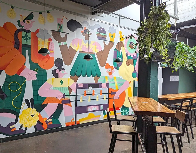 Mural de Restaurante