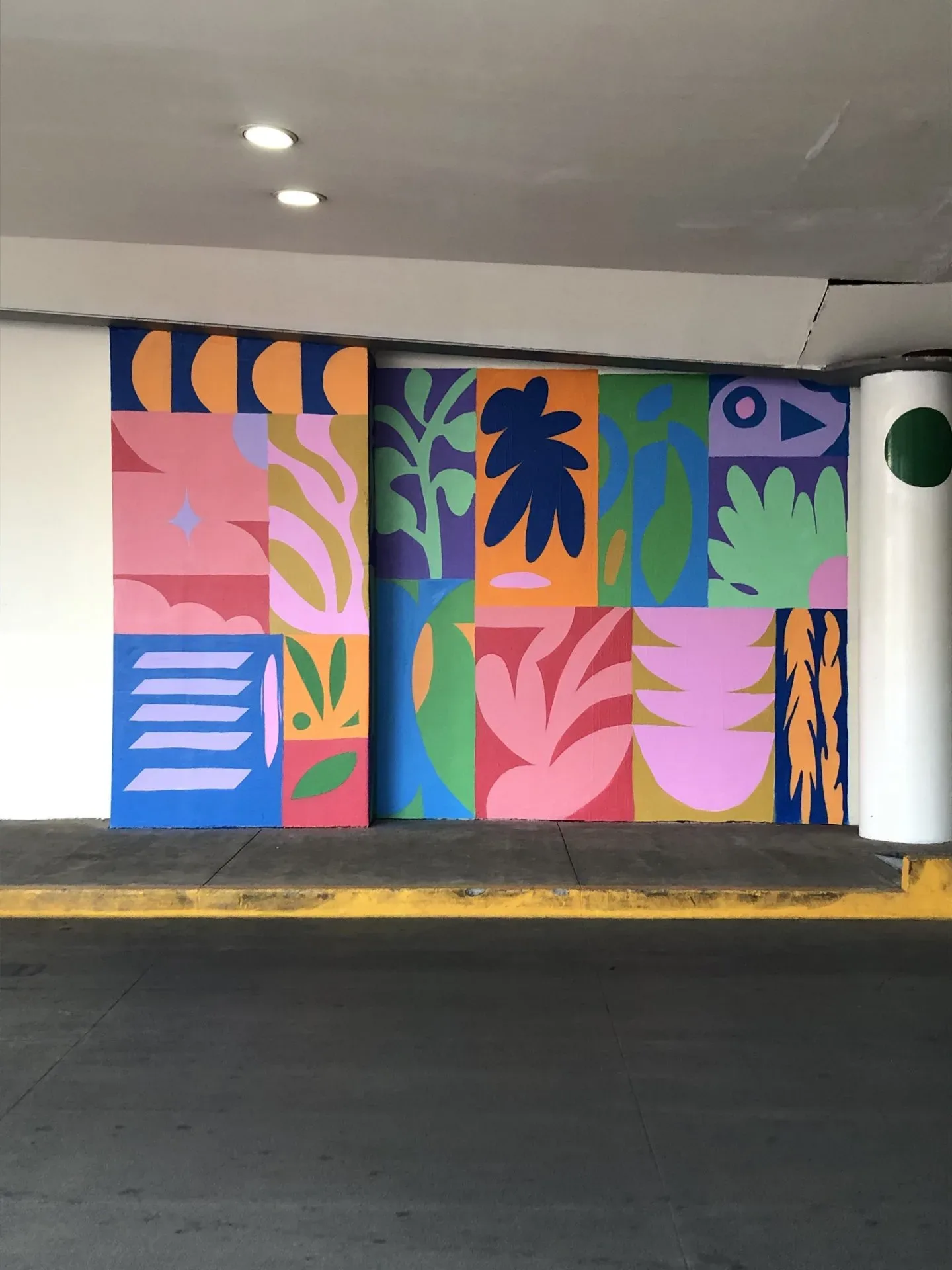 Mural para plaza comercial Las Americas