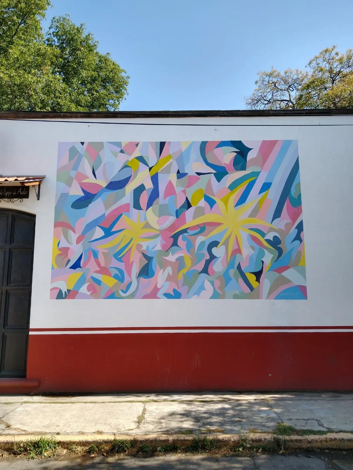 Mural para salon de fiestas