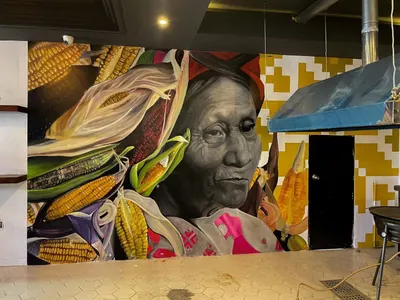 Mural by a Muralia artist