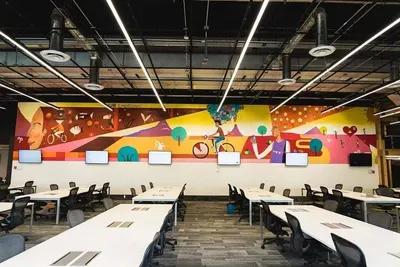 Mural by a Muralia artist