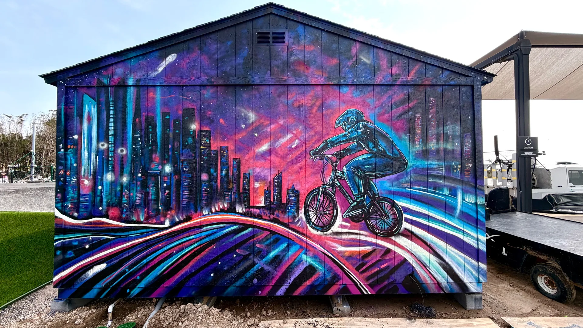 Futuristic Biker