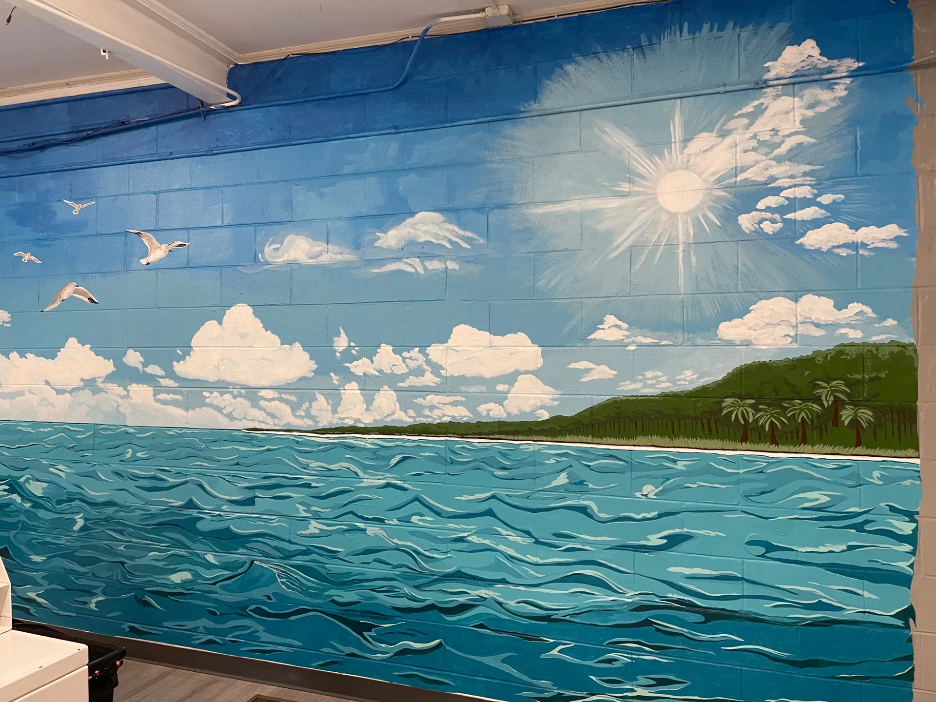 Beach scene