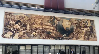 Mural by a Muralia artist