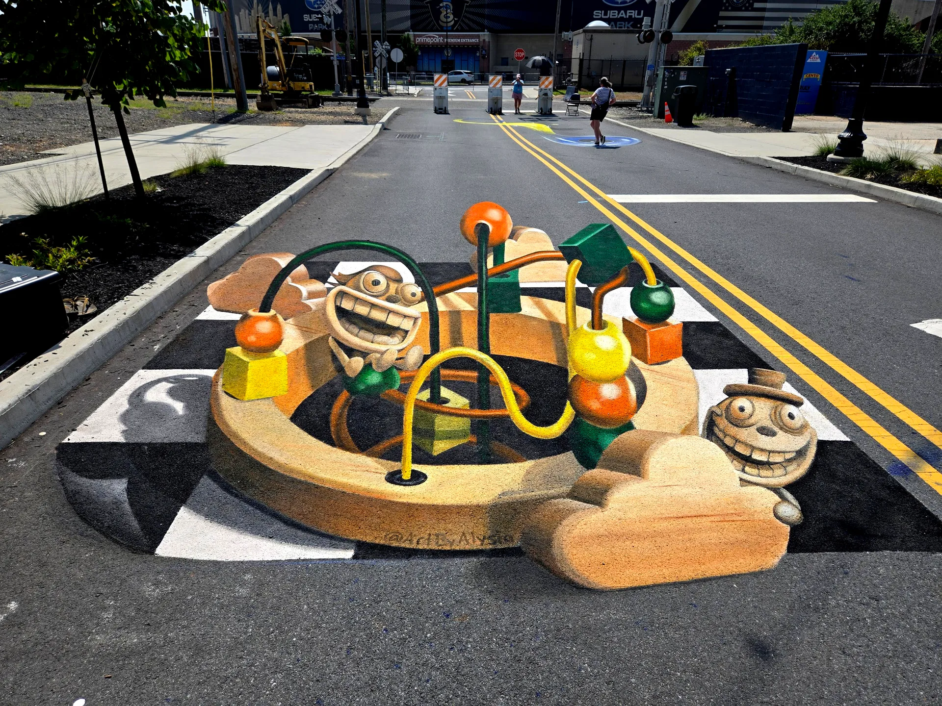 Temporary 3D Bead Maze