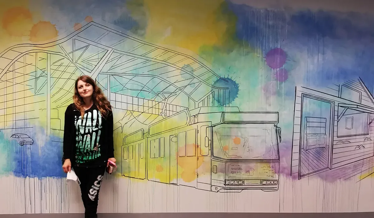 AIG mural office 2