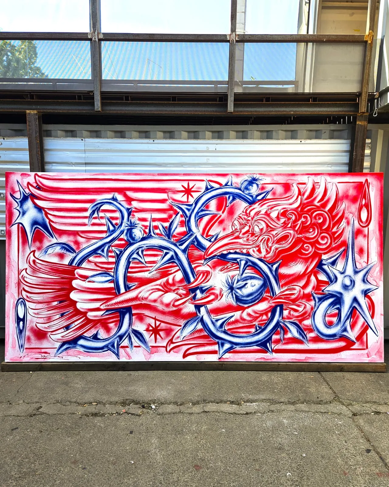 "Psychedelic Garuda"
