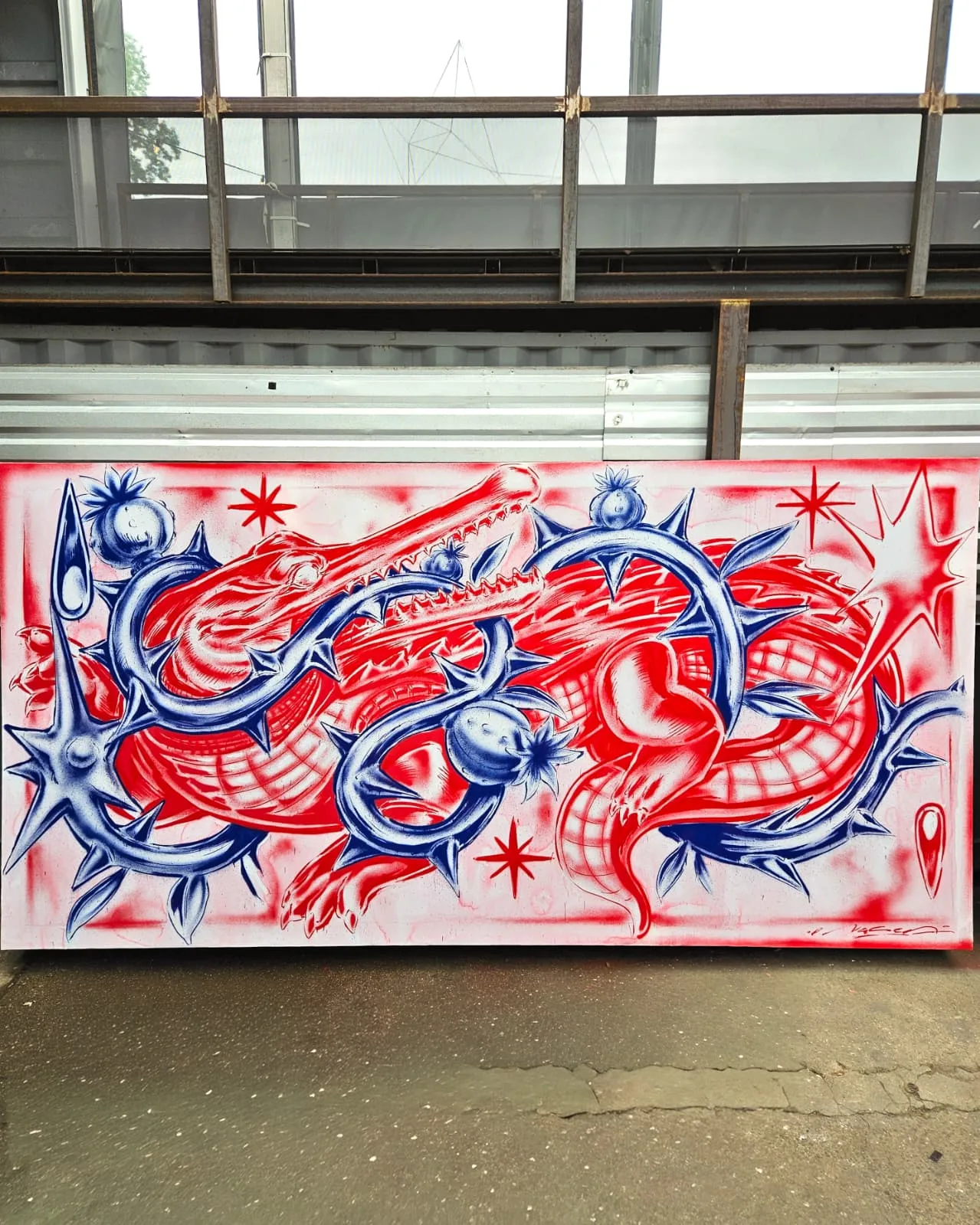 "Psychedelic Croco"