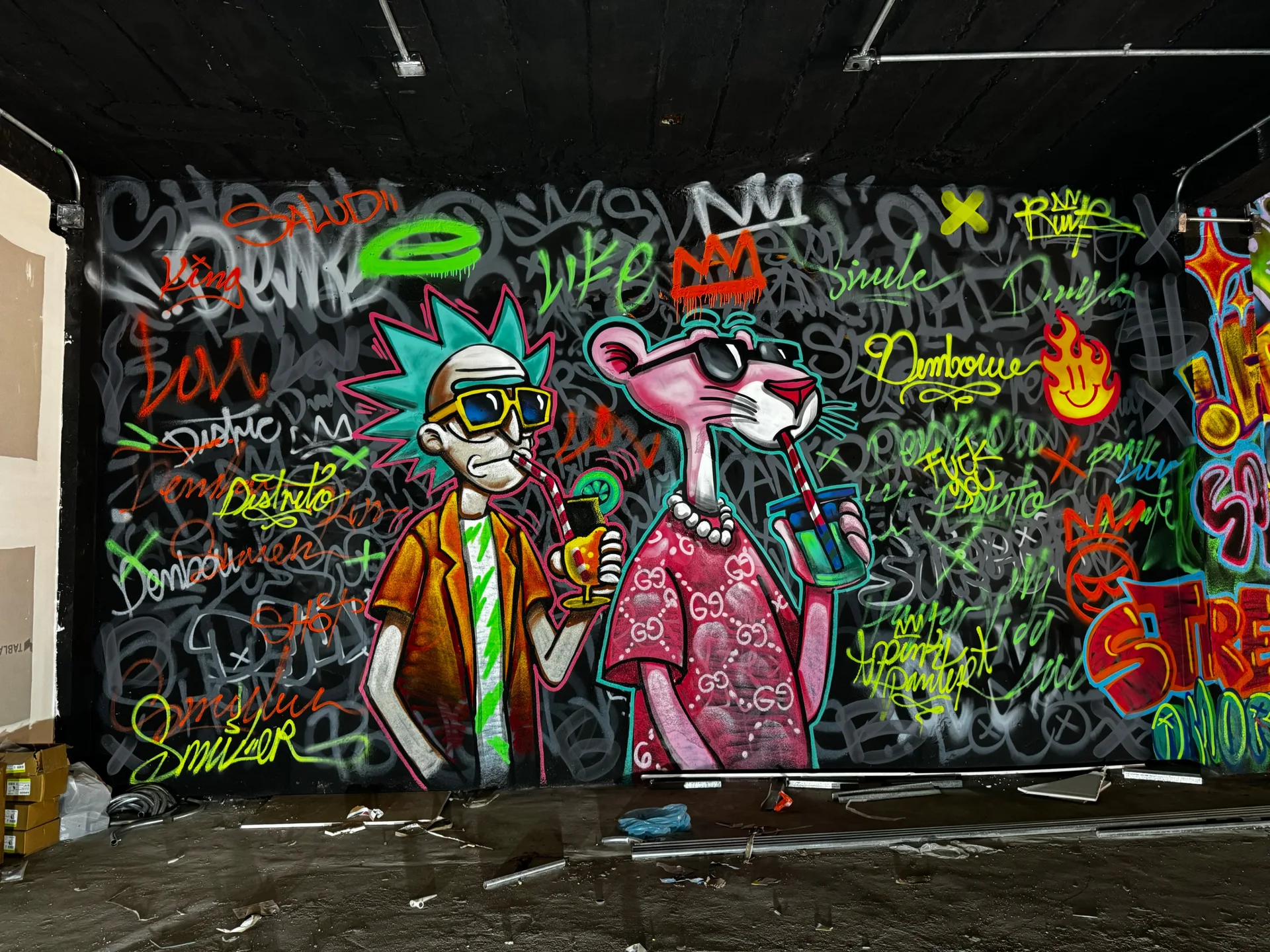 Mural para antro 